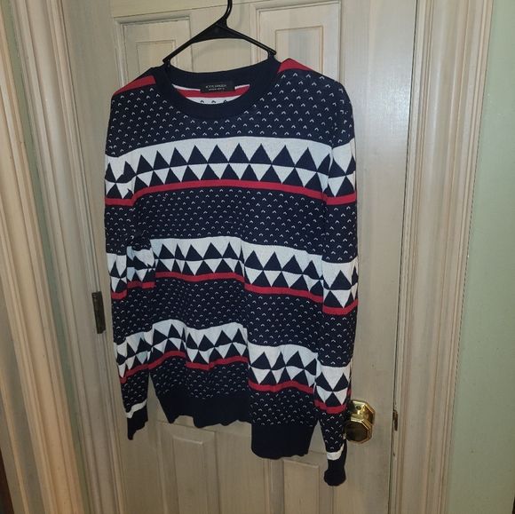Scotch & Soda Other - Mens Sz M Scotch And Soda Ski Sweater Cotton Red Navy